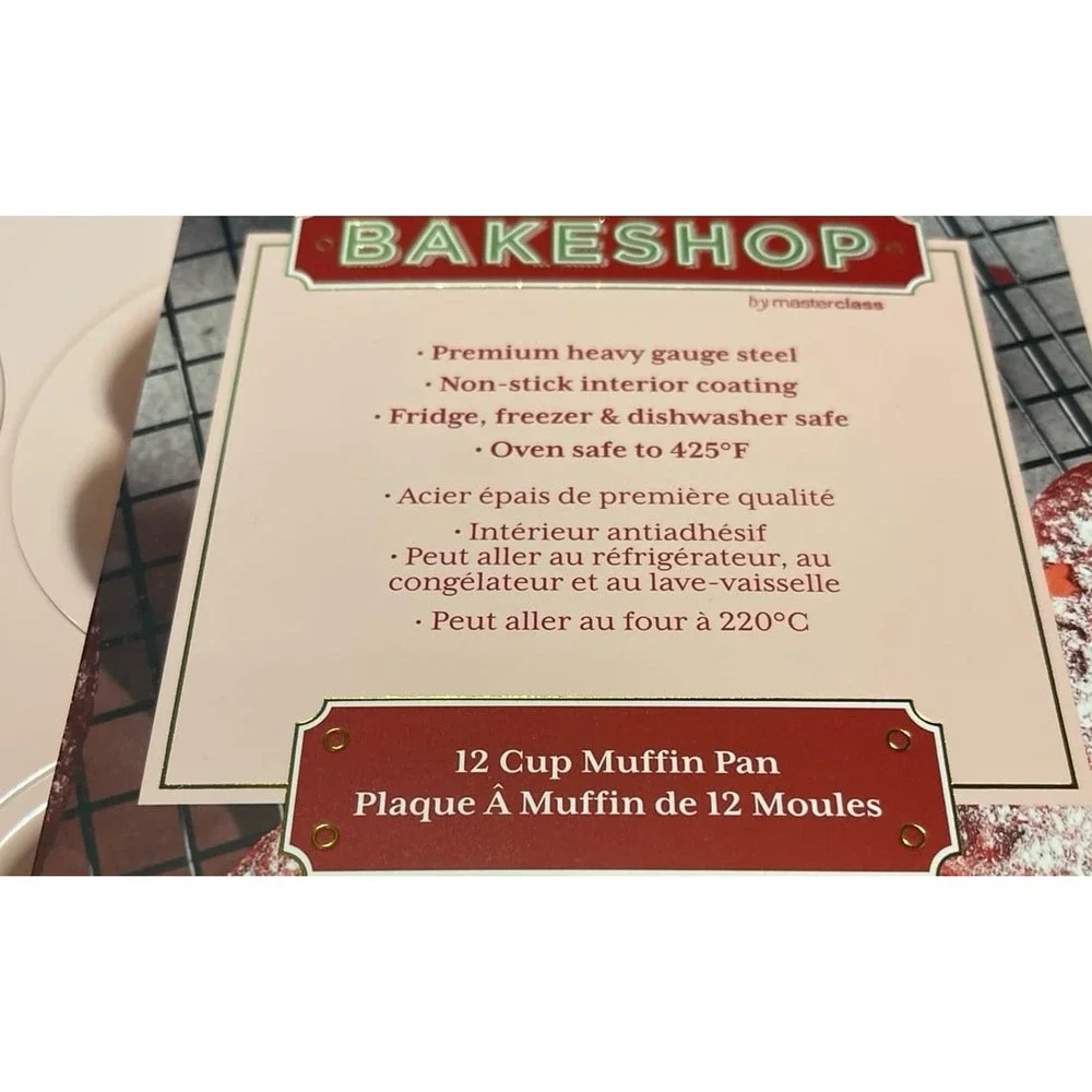 Master Class Valentine heart‎ muffin pan pink